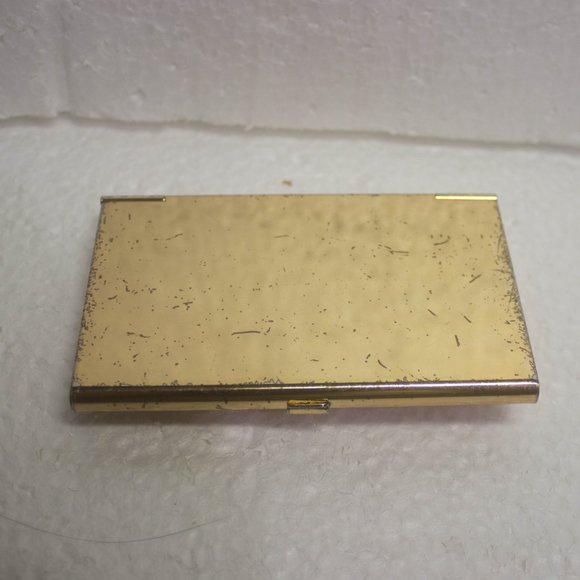 Floral Enamel Rhinestone Personal Business Card Holder - Picture 5 of 7